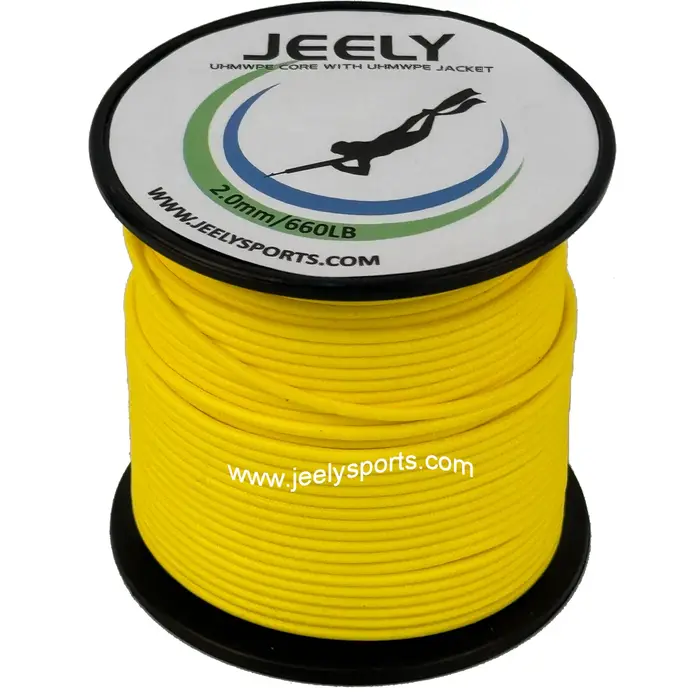 Noyau UHMWPE de 2 mm 50 m avec ligne de pêche sous-marine à veste Uhmwpe