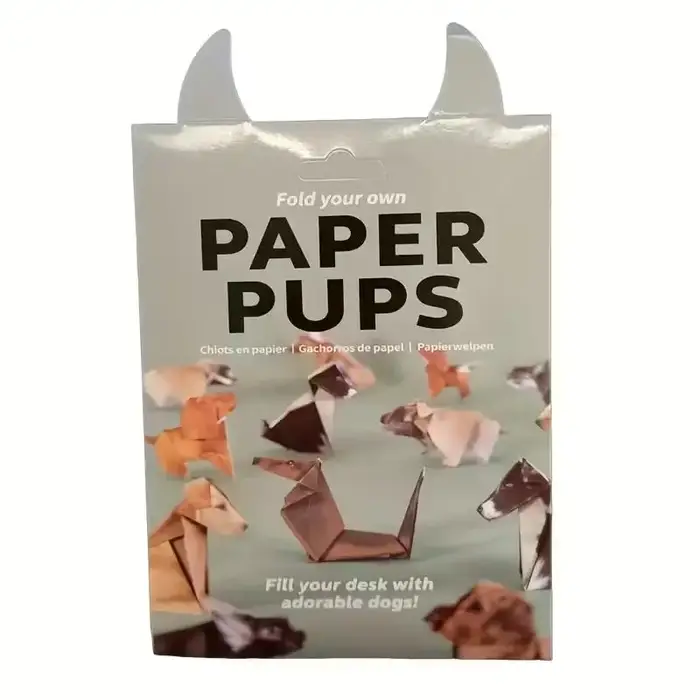 Kit d'origami 3D en papier pour chien et chat, 1 pièce, pour créer votre propre modèle fait main, in