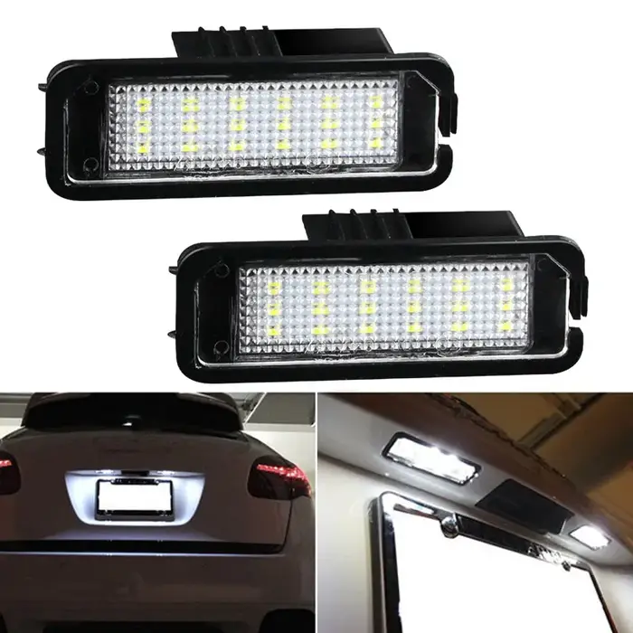 Canbus – lampe de plaque d'immatriculation de voiture, numéro LED, pour Cayenne 958 92A 9Y0 911 997 