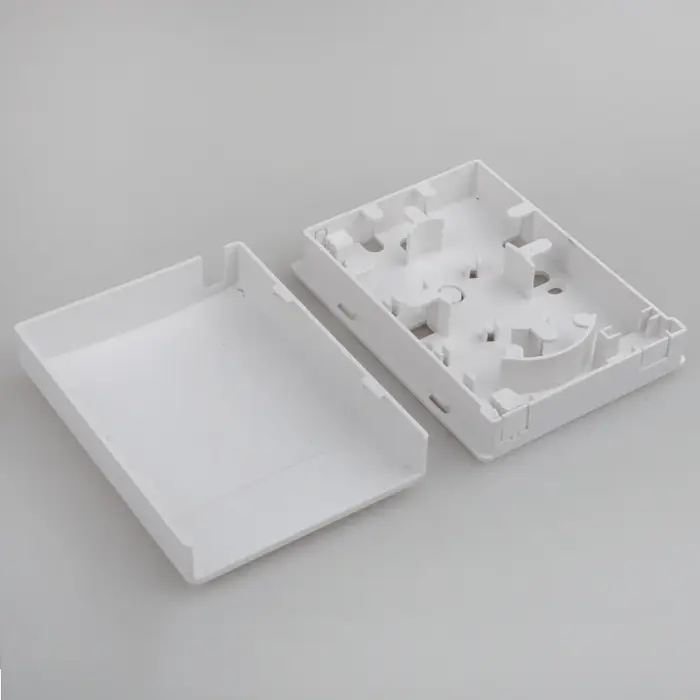 Boîte d'information pour Fiber optique, lot de 5 à 20 pièces, 1 noyau, boîte de terminaison optique, FTTH, connecteur rapide, panneau domestique, plaque frontale en plastique ABS
