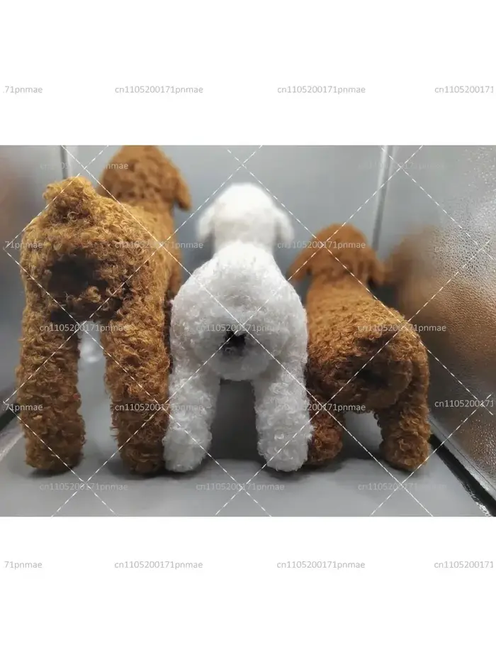 Jouet réaliste pour chien, compagnon interactif, anti-stress et anti-ennui, pour chiens de petite race (Teddy)