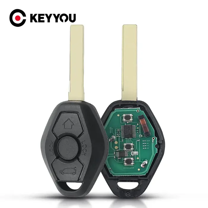 KEYYOU clé de voiture à distance puce ID46 pour BMW CAS2 série 5 E46 E60 E83 E53 E36 E38 315LP MHZ 3