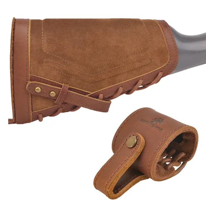 WAYNE'S DOG-Crosse de fusil de chasse en cuir avec baril