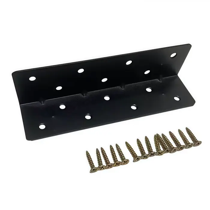 Supports d'angle en métal pour support en fer à Angle droit en forme de L, 90 degrés pour étagère en