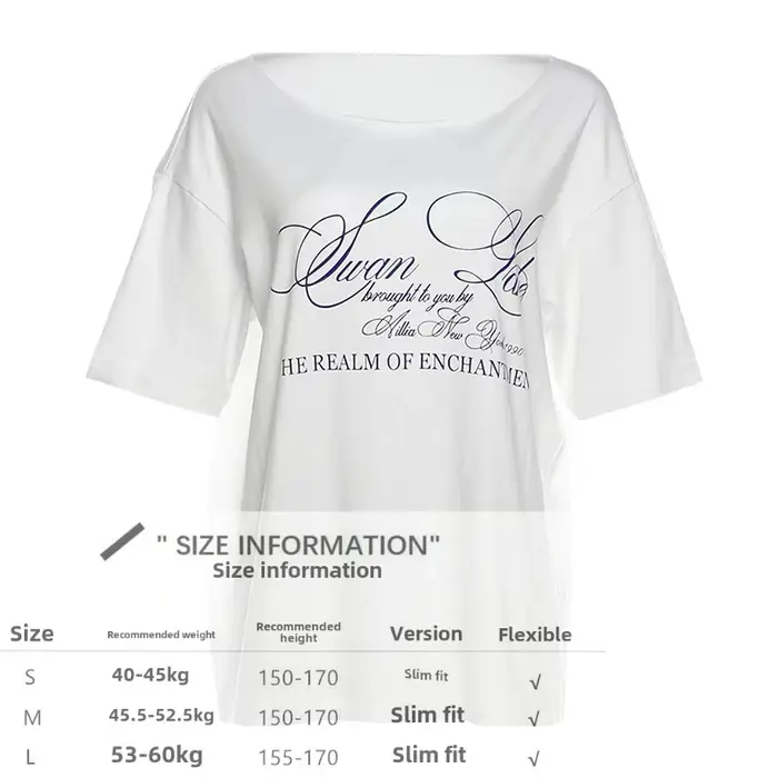 UOSU décontracté Relax femme T-shirt lettre 2025 femmes nouveau Style d'atmosphère de rue à la mode 