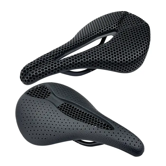 25 BALUGOE fibre de carbone 3D imprimé selle de vélo de route vtt coussin de siège de vélo respirant