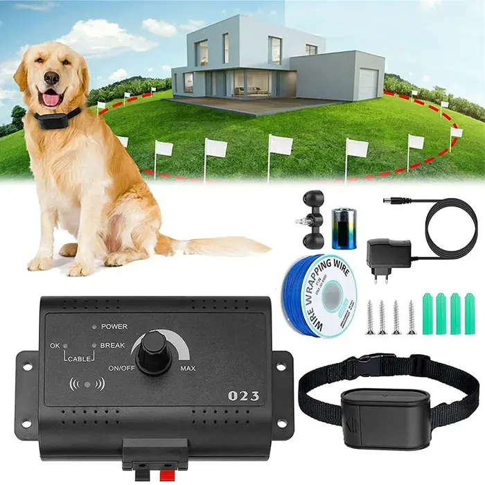 Système de clôture sans fil pour chien, clôture électrique réglable, collier d'entraînement Recharge