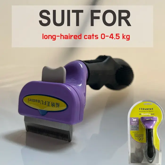 Peigne d'épilation pour animaux de compagnie, brosse de toilettage pour chien, massage des poils de 