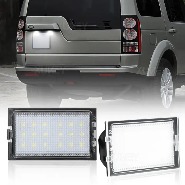 2 feux de plaque d'immatriculation arrière LED pour Land Rover Discovery 3 05-09 Discovery 4 Freelan