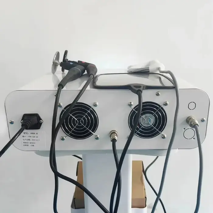 448Khz Tecar CET RET JDM soulagement de la douleur Machine de physiothérapie diatermie corps façonna