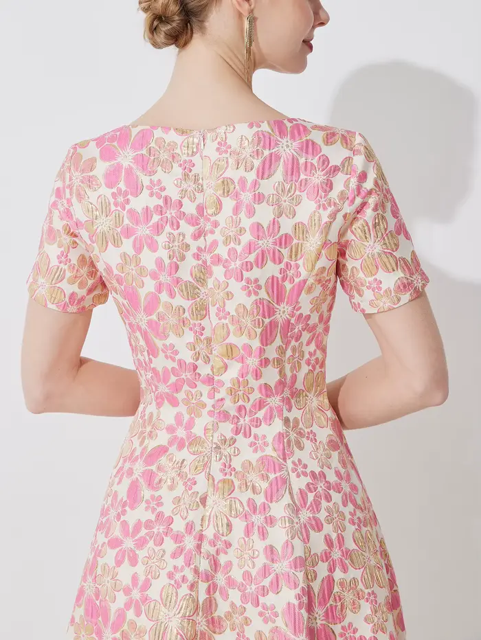 Robe Jacquard élégante et décontractée pour femmes