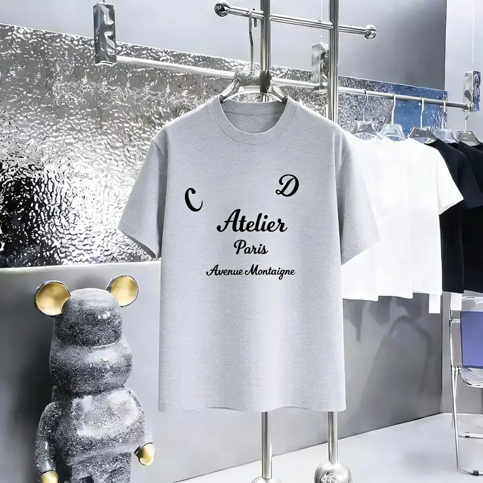 T-shirt Sport Décontracté Ample et Oversize pour Homme, Nouvelle Collection Été 2026, en Coton Pur, 