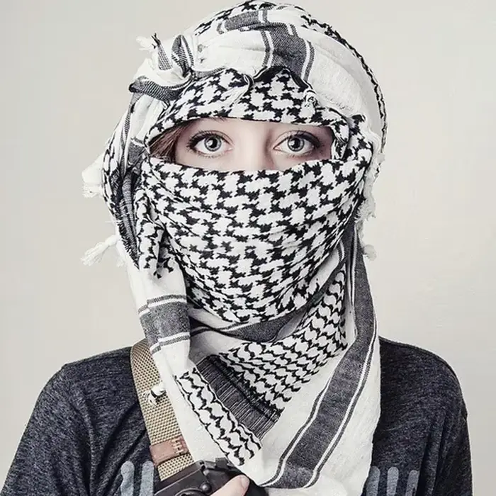Offre spéciale arabe Keffiyeh Shemagh écharpe coton hiver châle cou plus chaud couverture tête envel