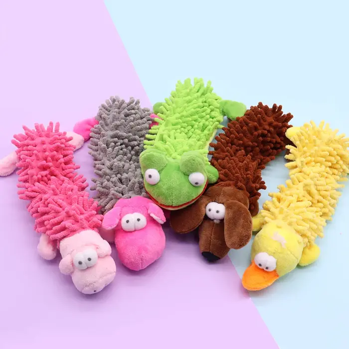 Jouet pour chien en peluche grenouille hippopotame