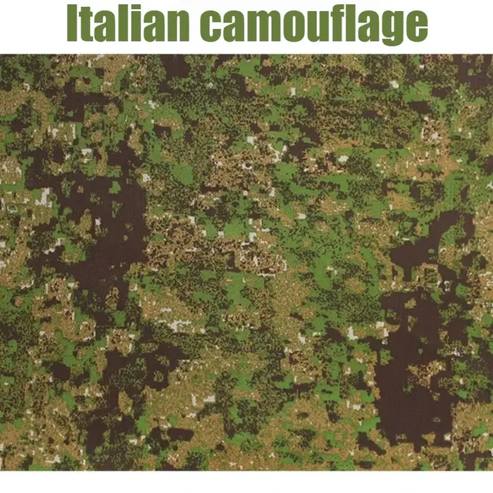 Tissu tactique de Camouflage italien en coton et Polyester, tissu sergé épais et résistant à l'usure